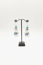 Eye of Horus Teardrop Earrings