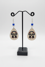 Disco Panda Drop Earrings
