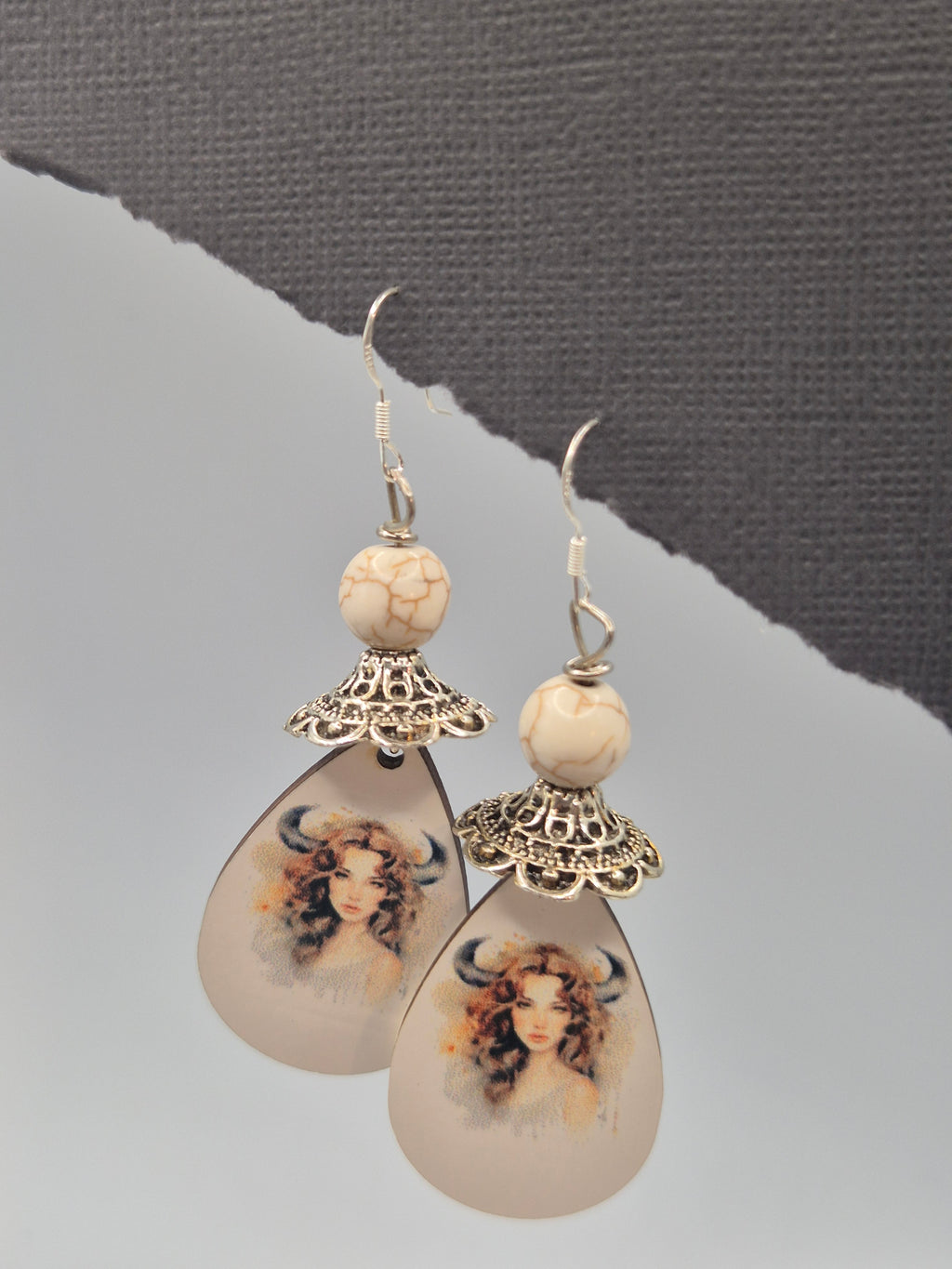 Celestial Muse Teardrop Earrings