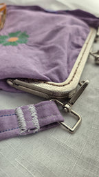 Lavender Bloom Crossbody Pouch