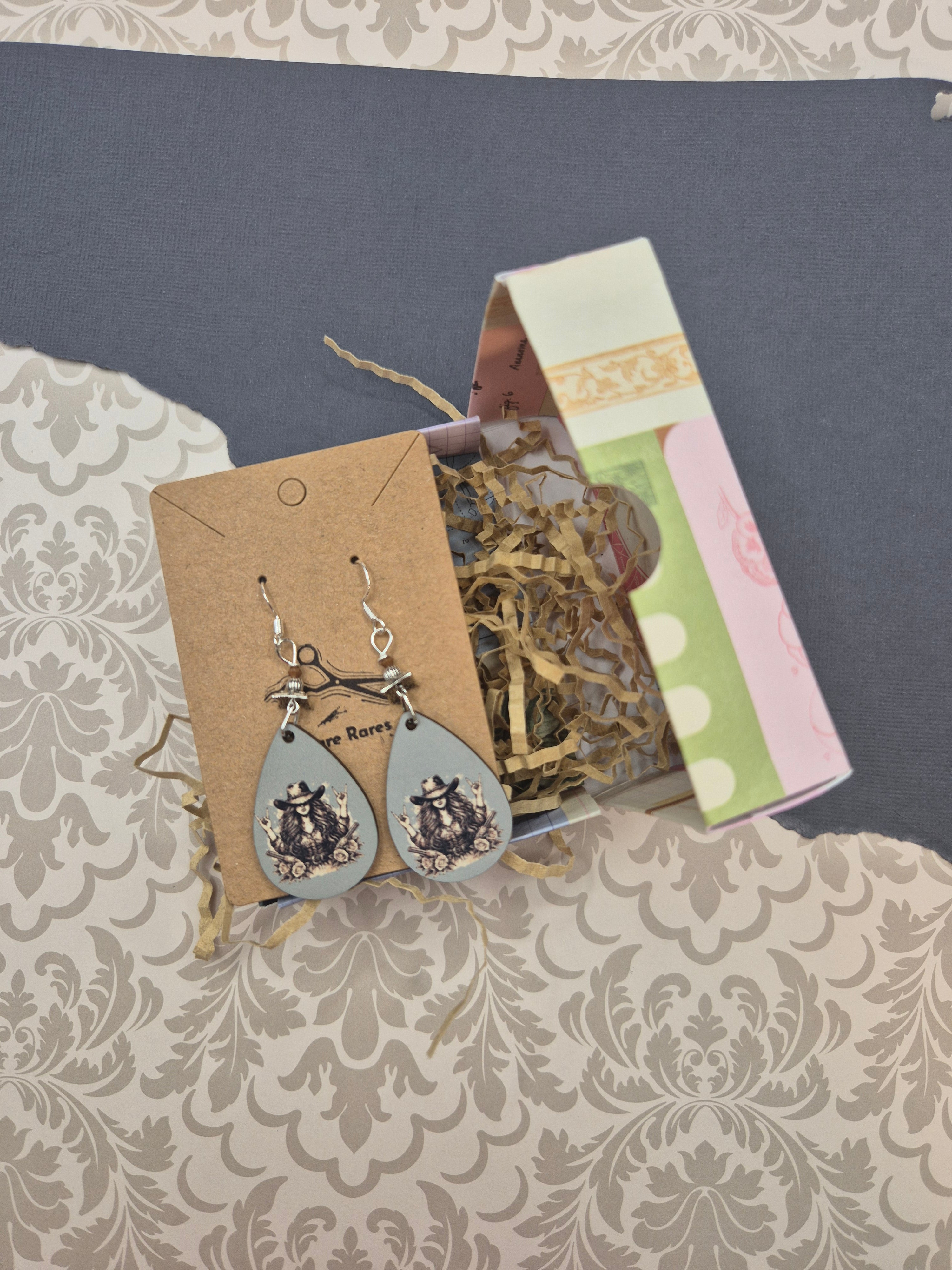 Rock 'n' Roll Cowgirl Drop Earrings