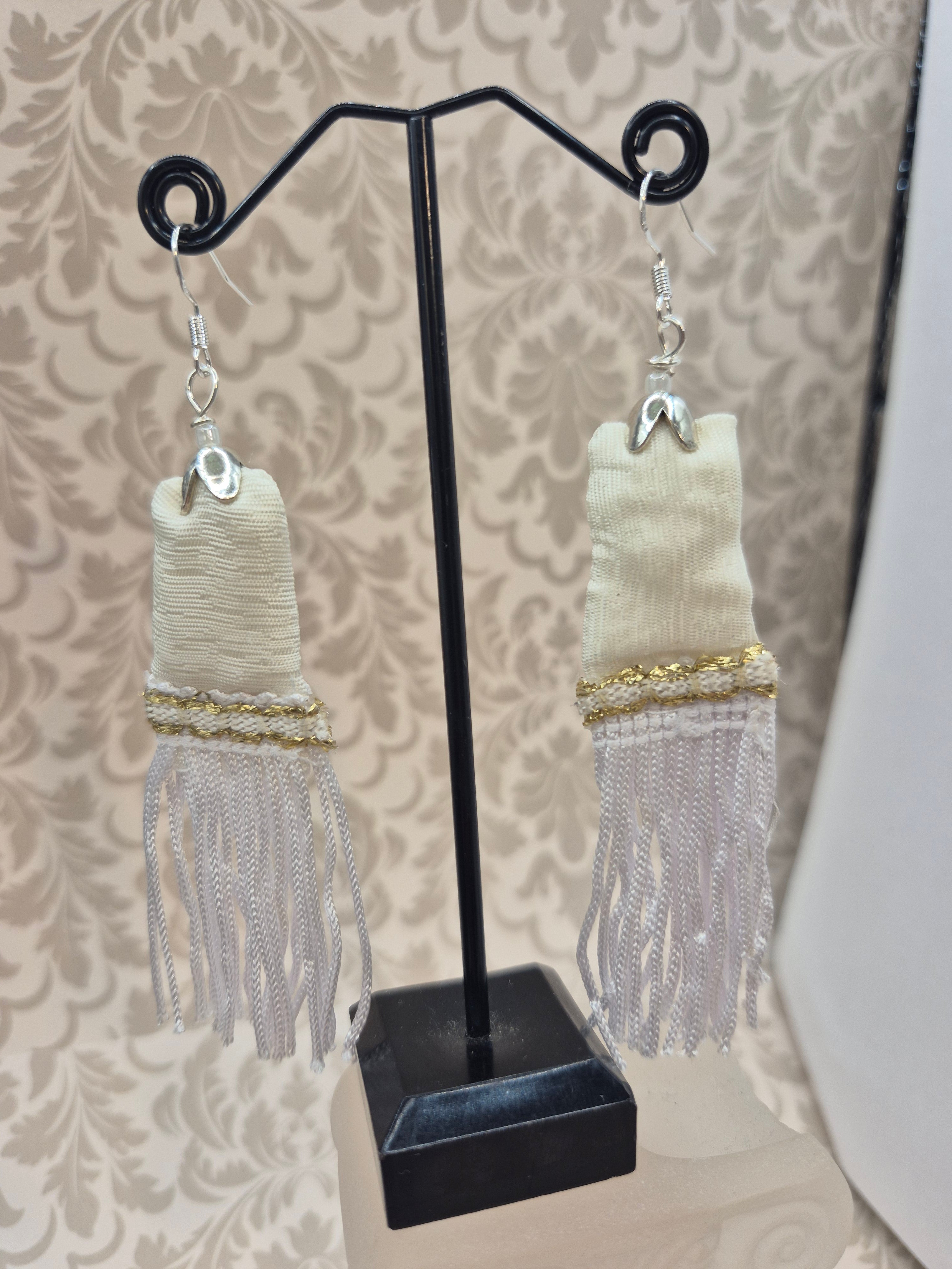 Fringe Clutch & Tassel Earring Set