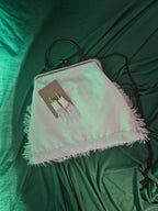 Fringe Clutch & Tassel Earring Set