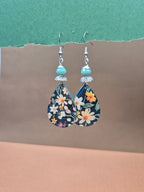 Midnight Garden Teardrop Earrings
