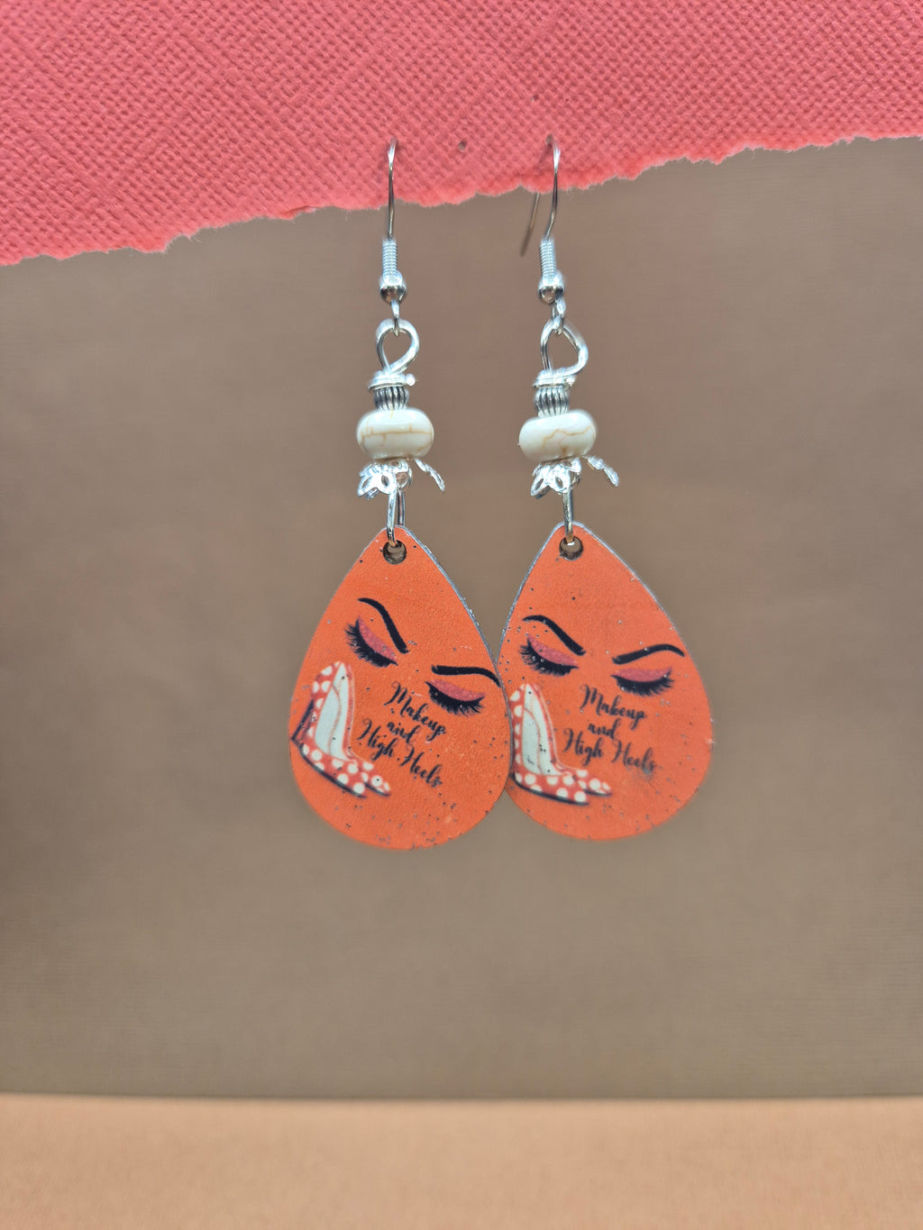 Making It In High Heels Teardrop Earrings
