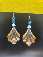 Clay Fan Drop Earrings