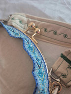 Embroidered Floral Crossbody Bag